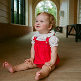 Red Unisex Romper