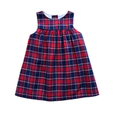 Granate Tartan Dress