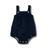 Navy Corduroy Unisex Romper