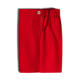 Red Boys Cotton Shorts