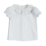 Girls Short Sleeve Classic Blouse