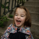 Navy Blue Corduroy Dress