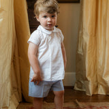 Azul Cotton Shorts