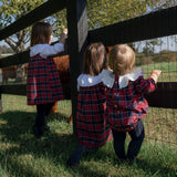 Granate Tartan Dress