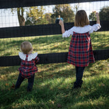 Granate Tartan Dress