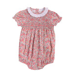 Coral Bloom Romper